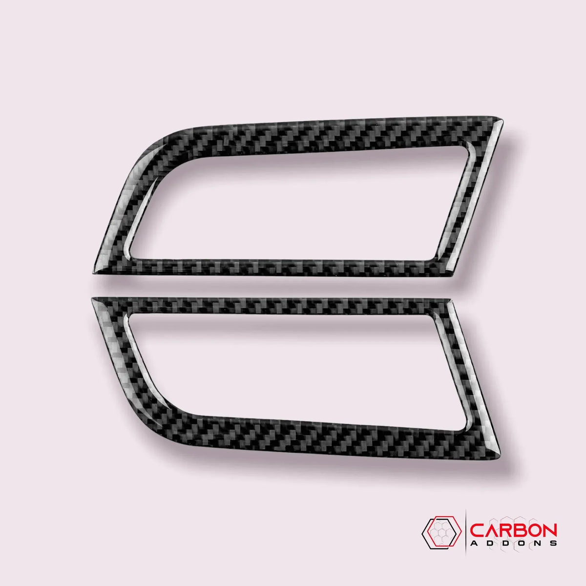 Carbon Fiber AC Outlet Trim Overlays for Mustang 2015-2023