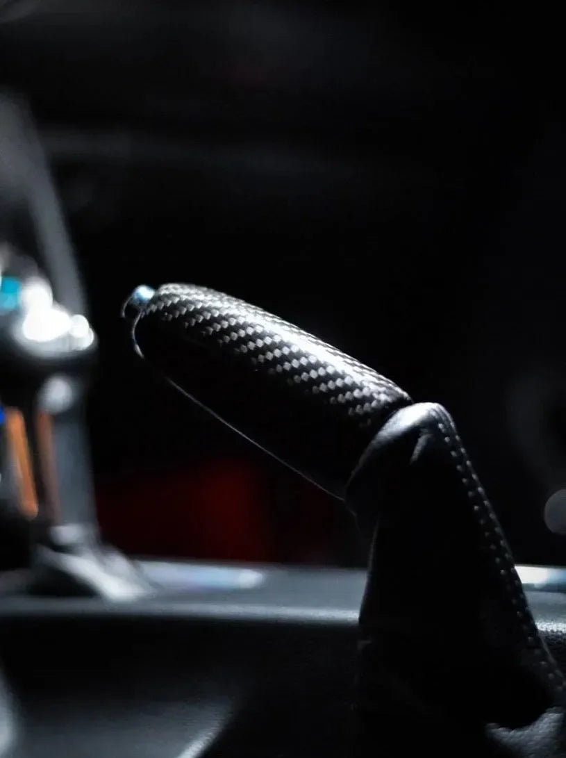 Carbon Fiber Hand Brake Handle for Mustang 2015-2023