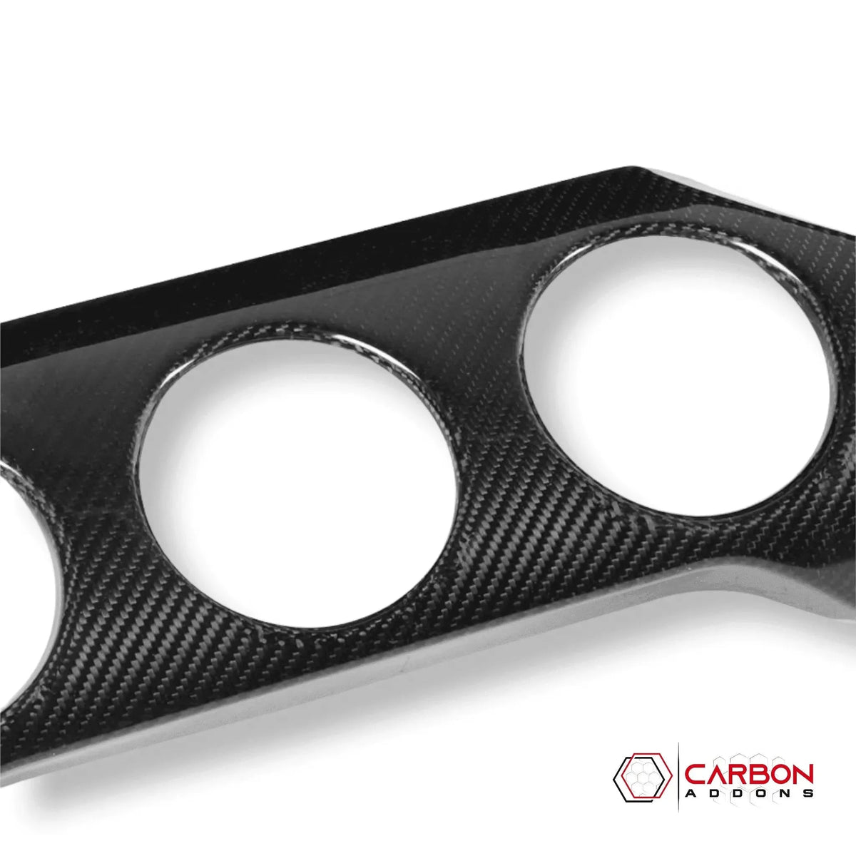 Hard Carbon Fiber Dashboard Cover For Mustang 2015-2023