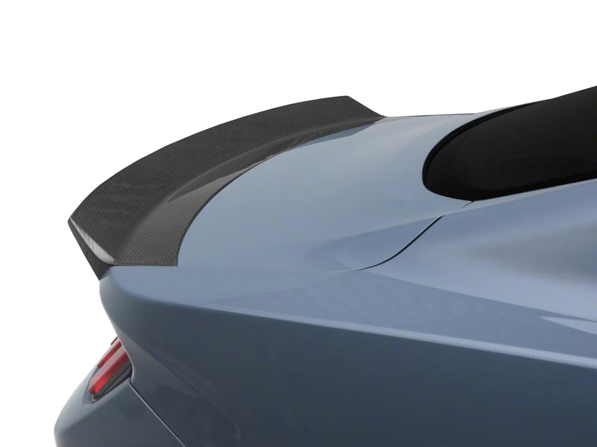 EOS Performance Ducktail Integrated Rear Spoiler; Carbon Fiber (24-26 Mustang Fastback)