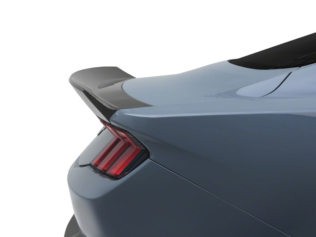 EOS Performance Ducktail Integrated Rear Spoiler; Carbon Fiber (24-26 Mustang Fastback)