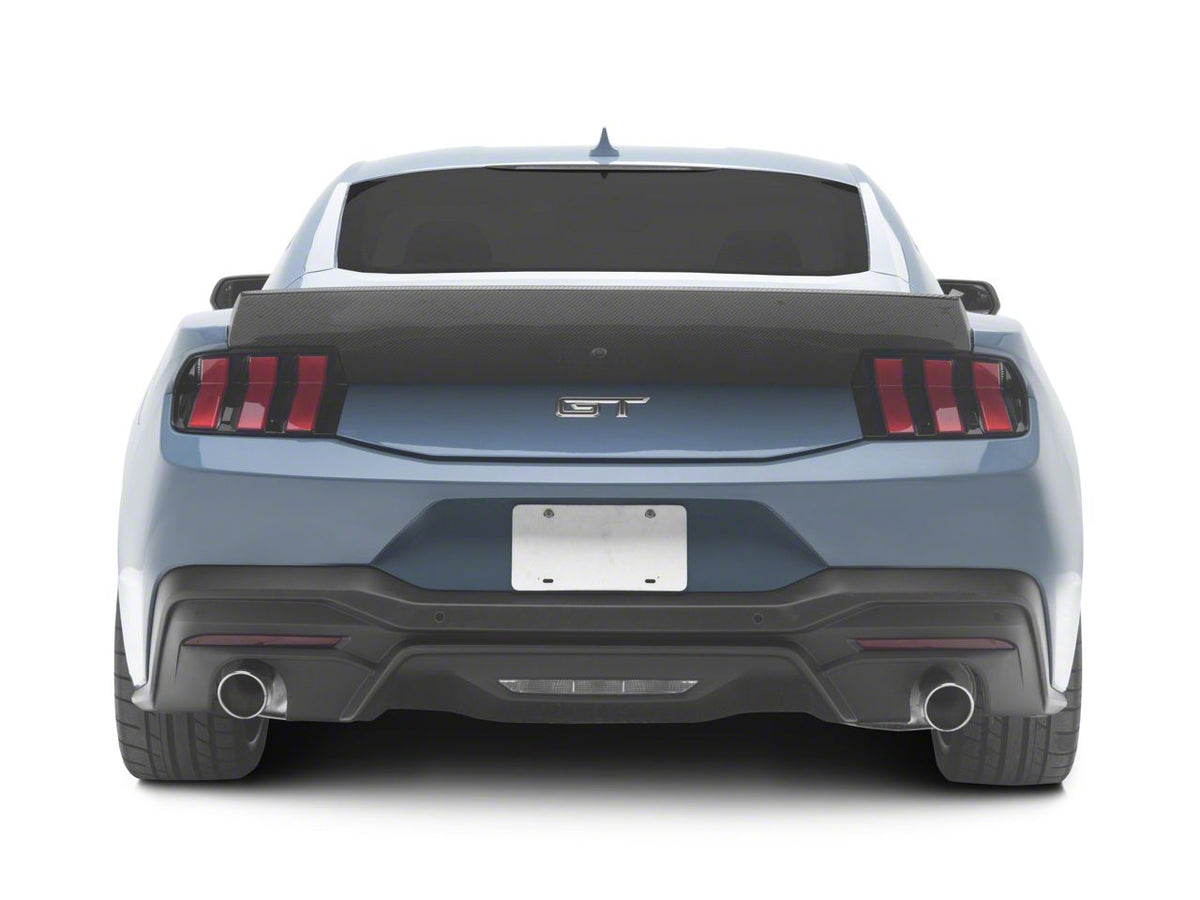 EOS Performance Ducktail Integrated Rear Spoiler; Carbon Fiber (24-26 Mustang Fastback)