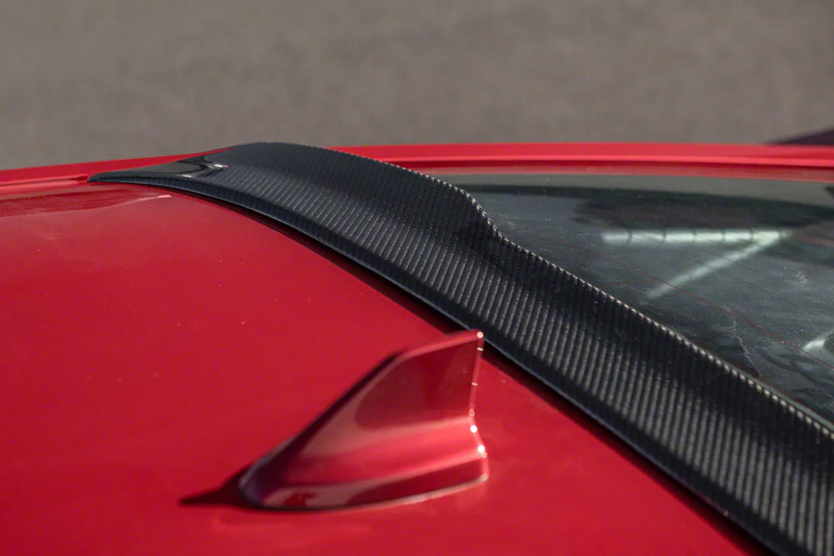 EOS Performance Package Roof Spoiler; Carbon Fiber (24-26 Mustang Fastback)