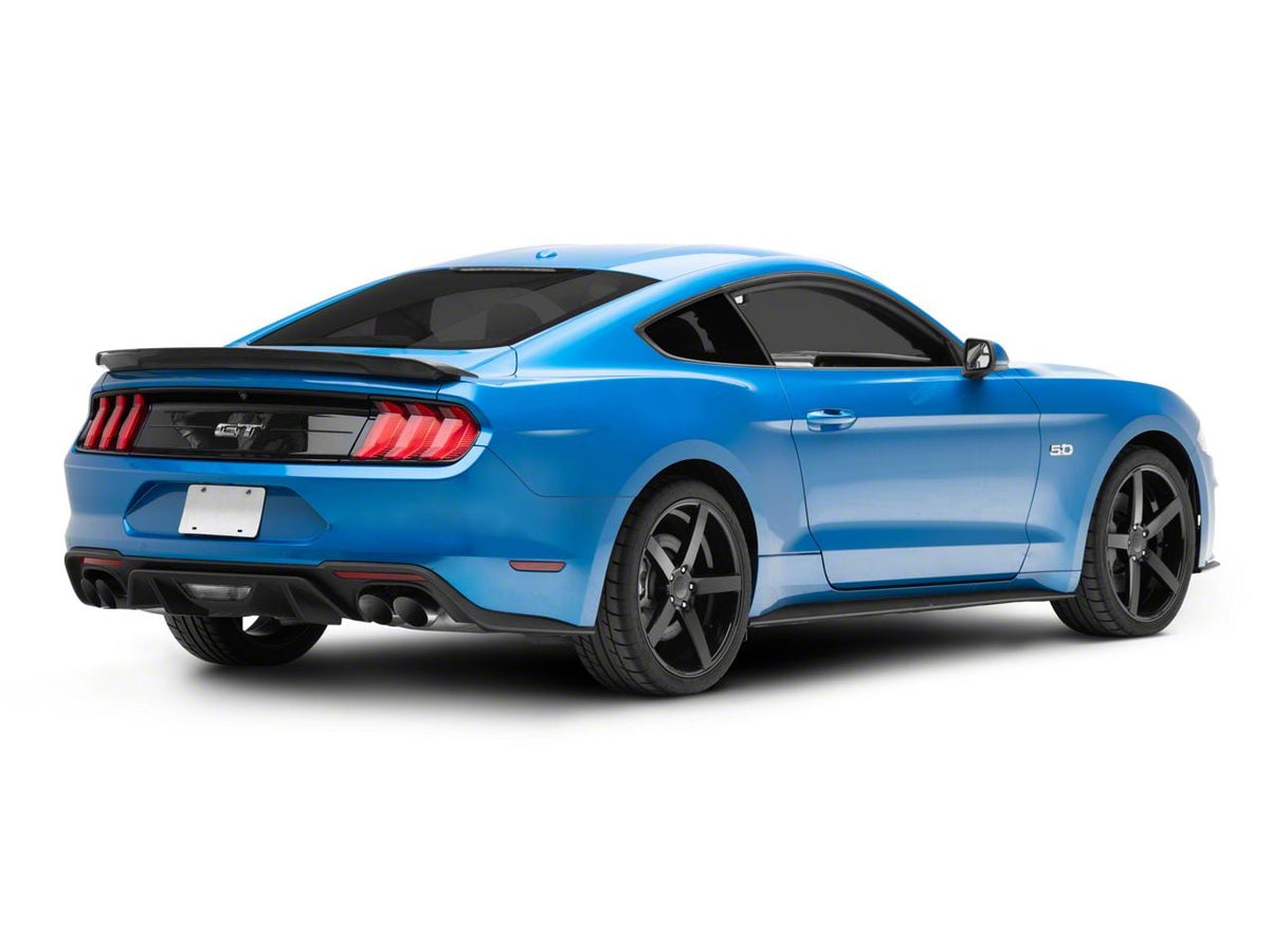 GT350 Track Pack Style Rear Spoiler; Carbon Fiber (15-23 Mustang)
