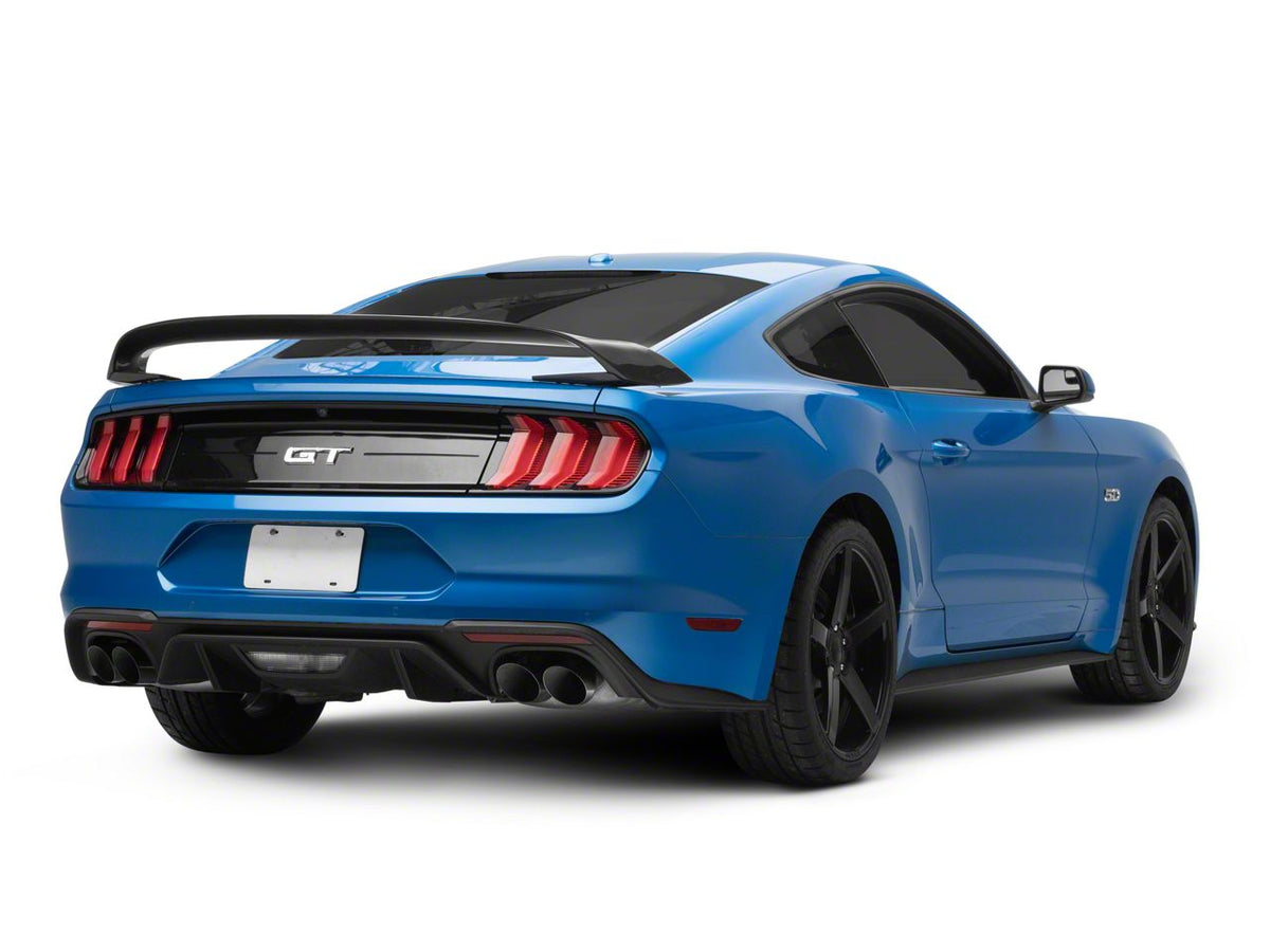 GT350R Style Rear Spoiler; Carbon Fiber (15-23 Mustang Fastback)