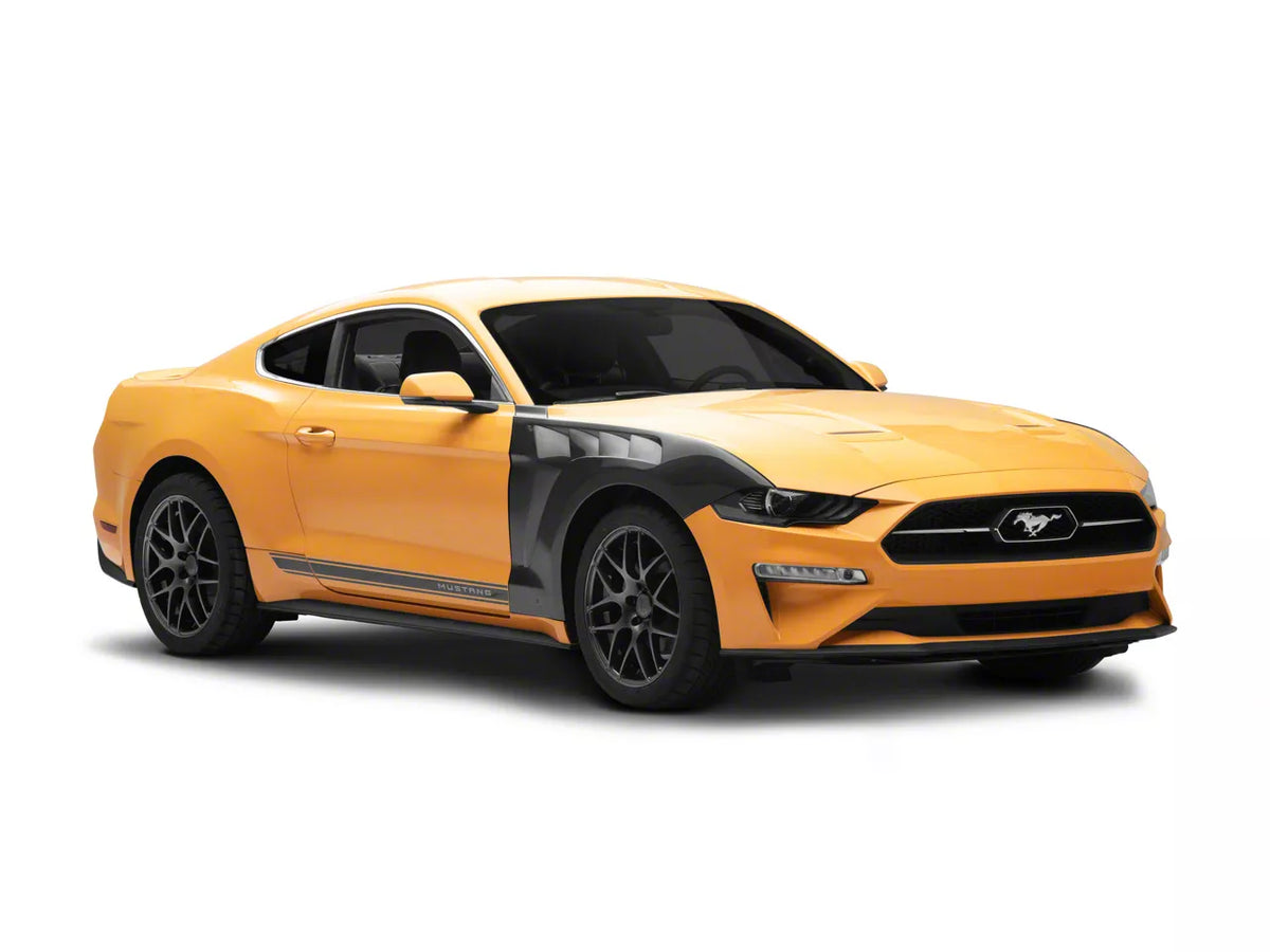 GTD Style Fenders; Carbon Fiber (18-23 Mustang GT, EcoBoost)