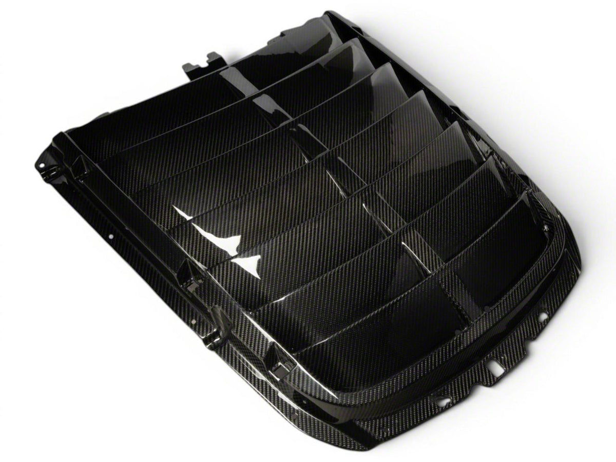 Hood Vent; Carbon Fiber (20-22 Mustang GT500)