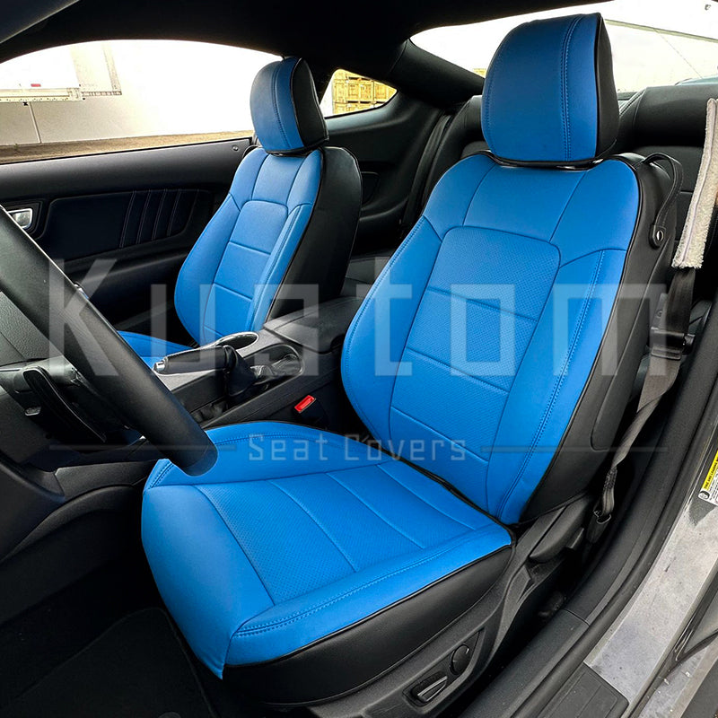 2015-23 Ford Mustang S550 Coupe Leather Seat Covers