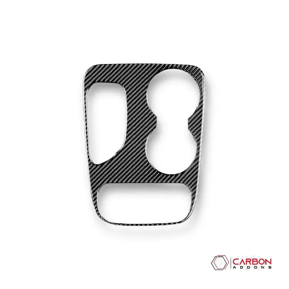 Real Carbon Fiber Center Console Panel Overlay for 2011-2020 Dodge Durango