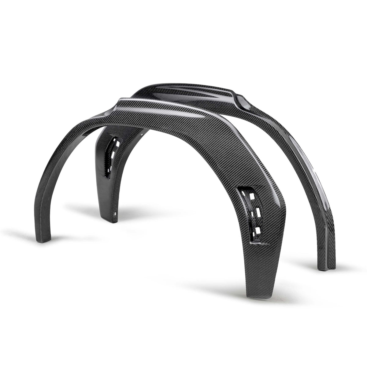 Carbon fiber rear fender trim for 2022-2026 Subaru WRX