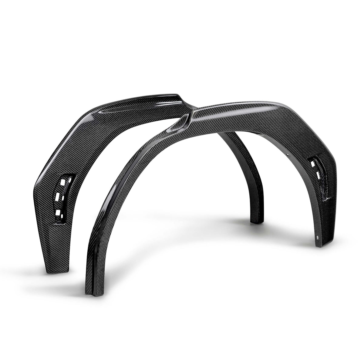 Carbon fiber rear fender trim for 2022-2026 Subaru WRX