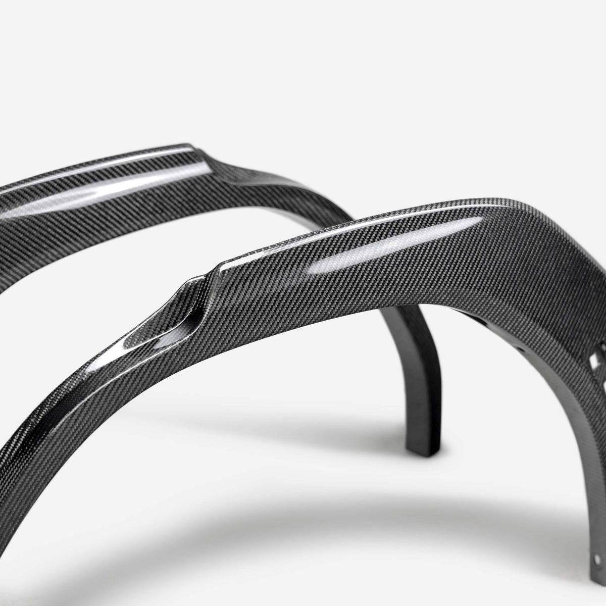 Carbon fiber rear fender trim for 2022-2026 Subaru WRX