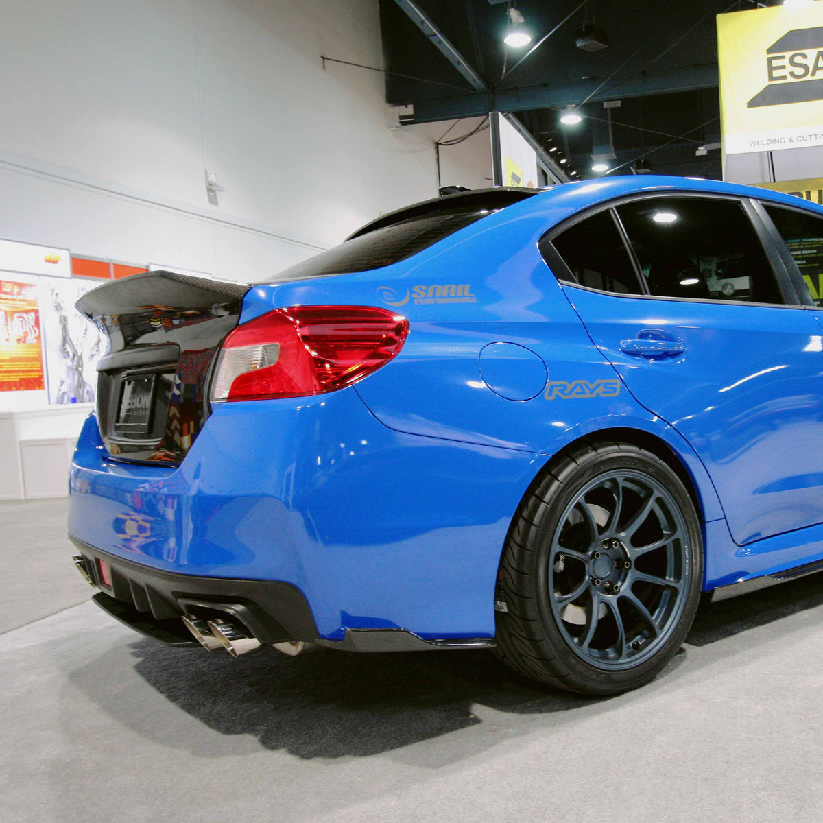 MB-Style Carbon Fiber rear lip for 2015-2021 Subaru WRX / STi