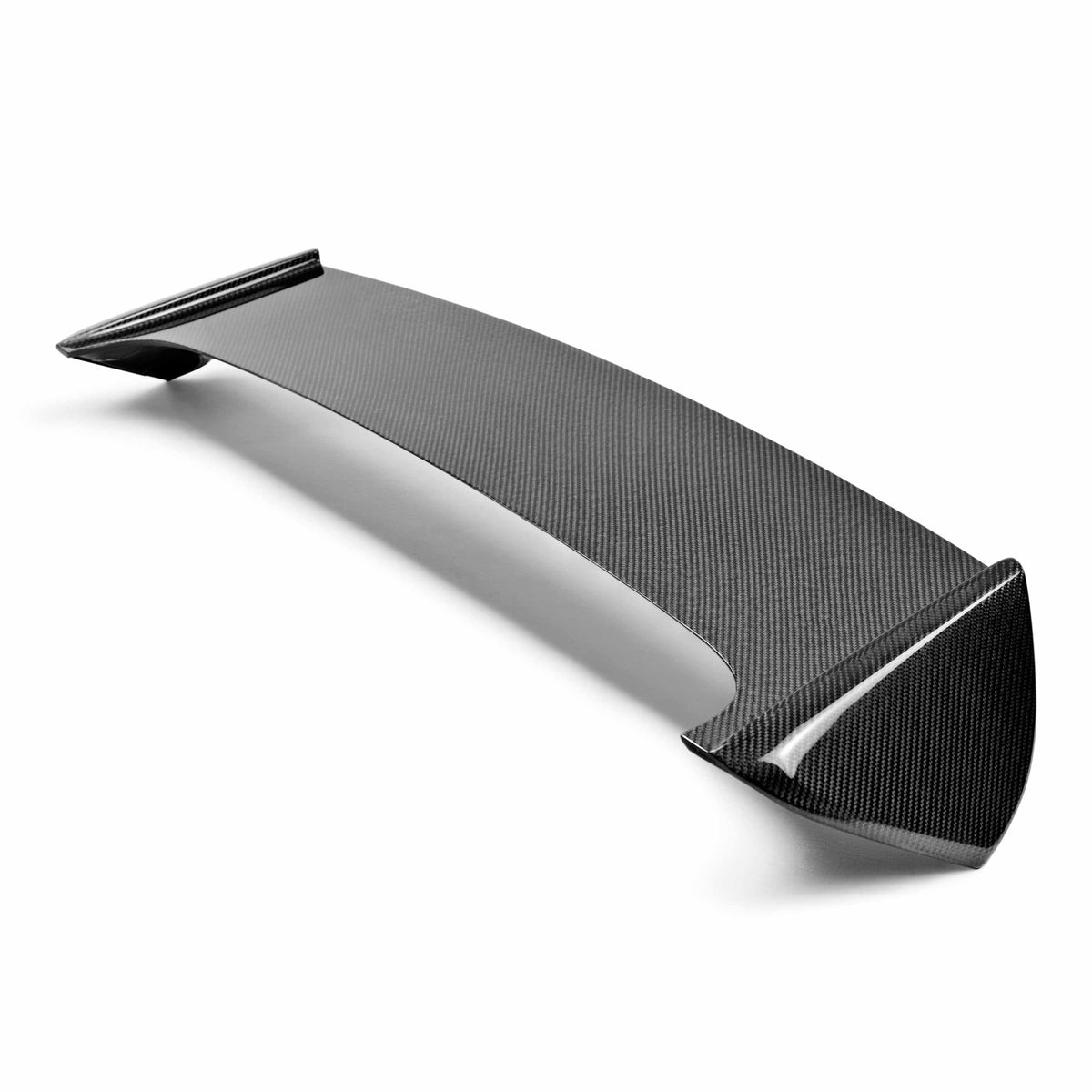 STI-Style Carbon Fiber rear spoiler for 2008-2014 Subaru WRX / STi Hatchback (shaved with no 3rd brake light)