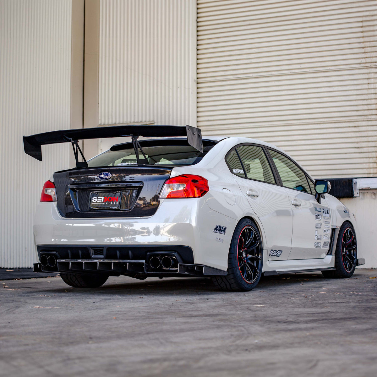 GT-Style Carbon Fiber rear spoiler for 2015-2021 Subaru WRX / STi