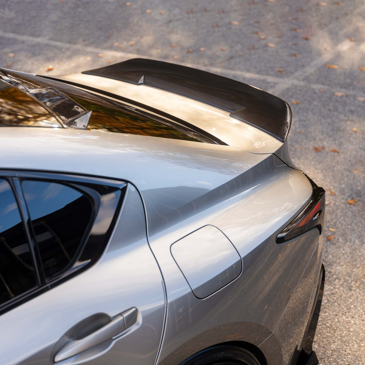 TT-Style Carbon Fiber rear spoiler for 2021-2026 Lexus IS