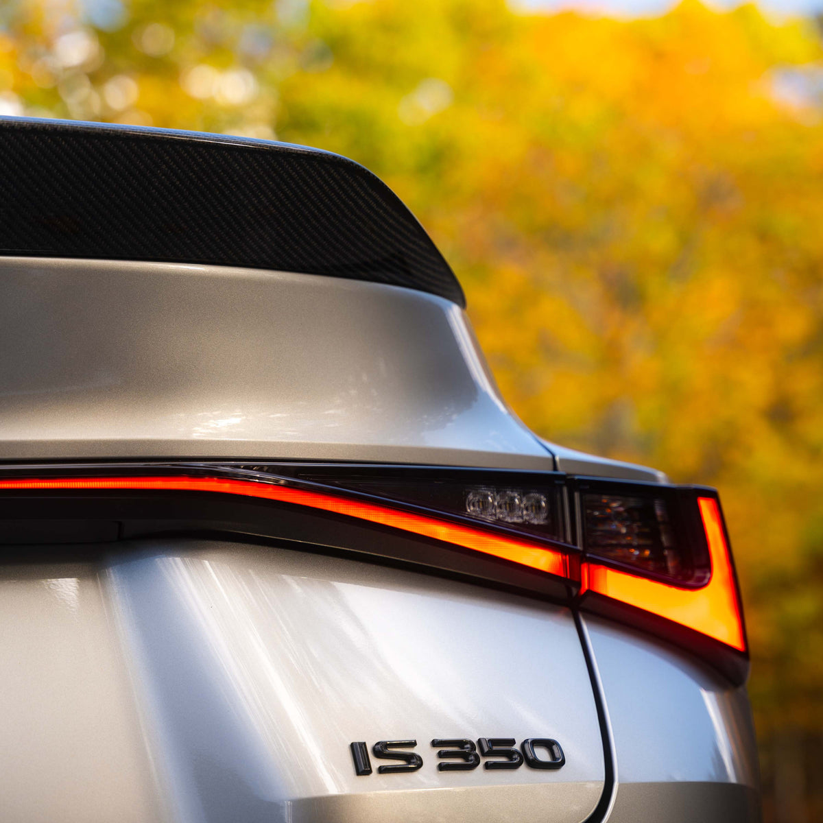 TT-Style Carbon Fiber rear spoiler for 2021-2026 Lexus IS