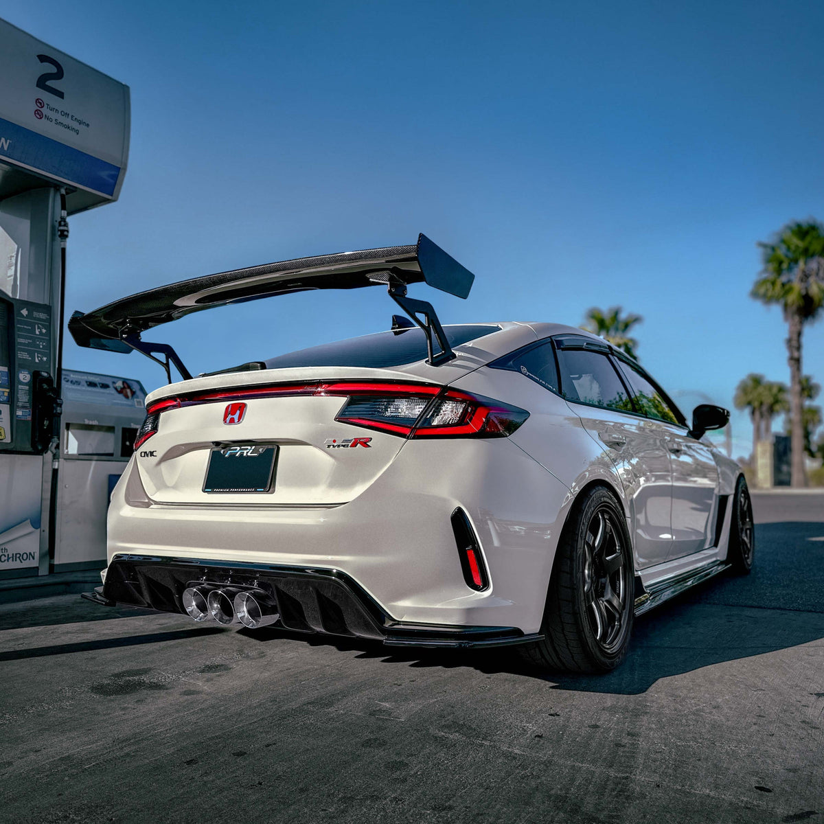 GT-Style Carbon Fiber rear spoiler for 2023-2026 Honda Civic Type R