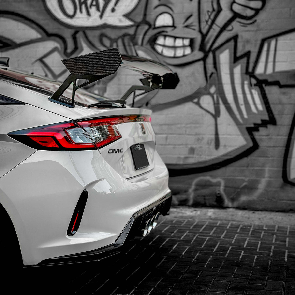 GT-Style Carbon Fiber rear spoiler for 2023-2026 Honda Civic Type R