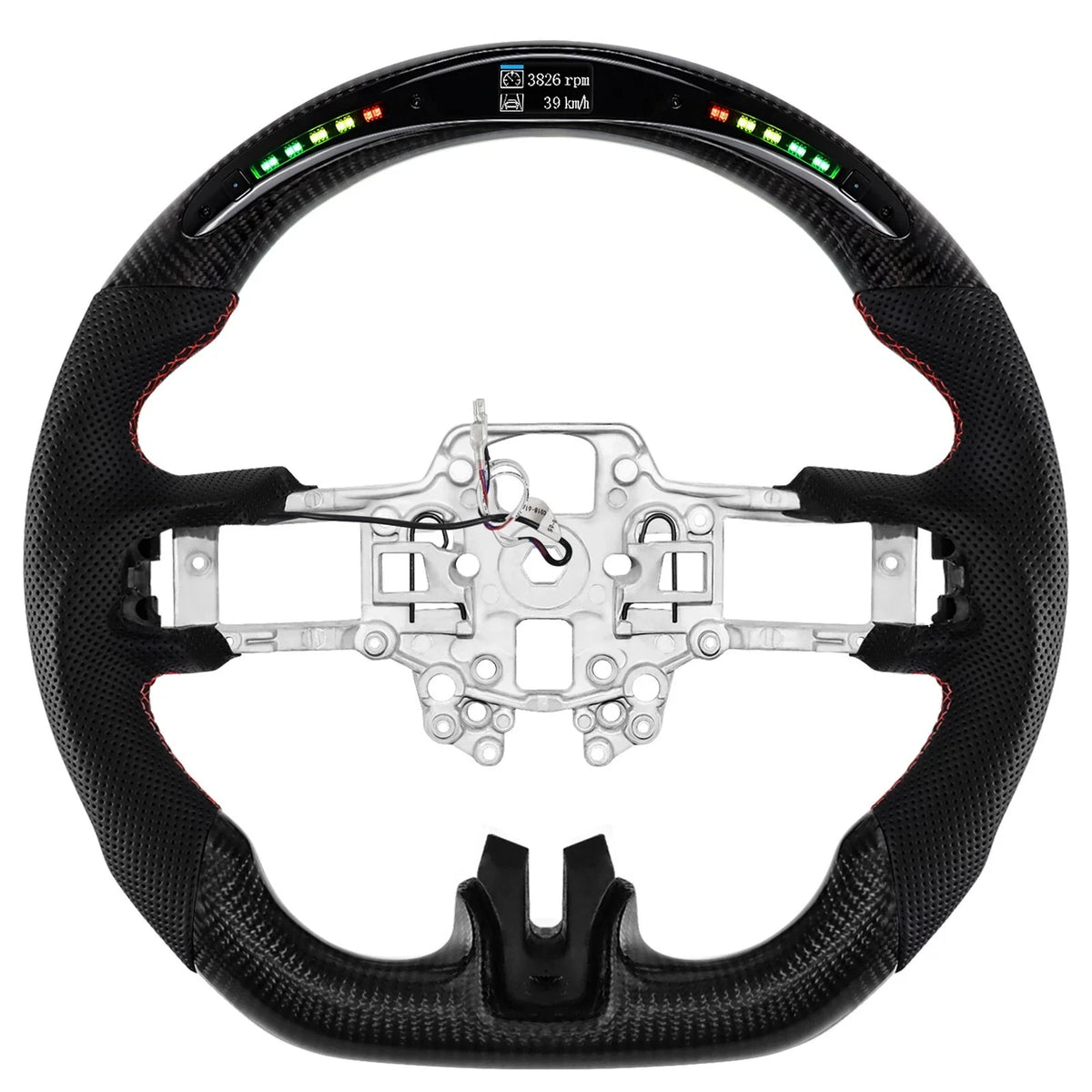 2015-23 Ford Mustang Carbon Fiber Steering Wheel (Custom Order)