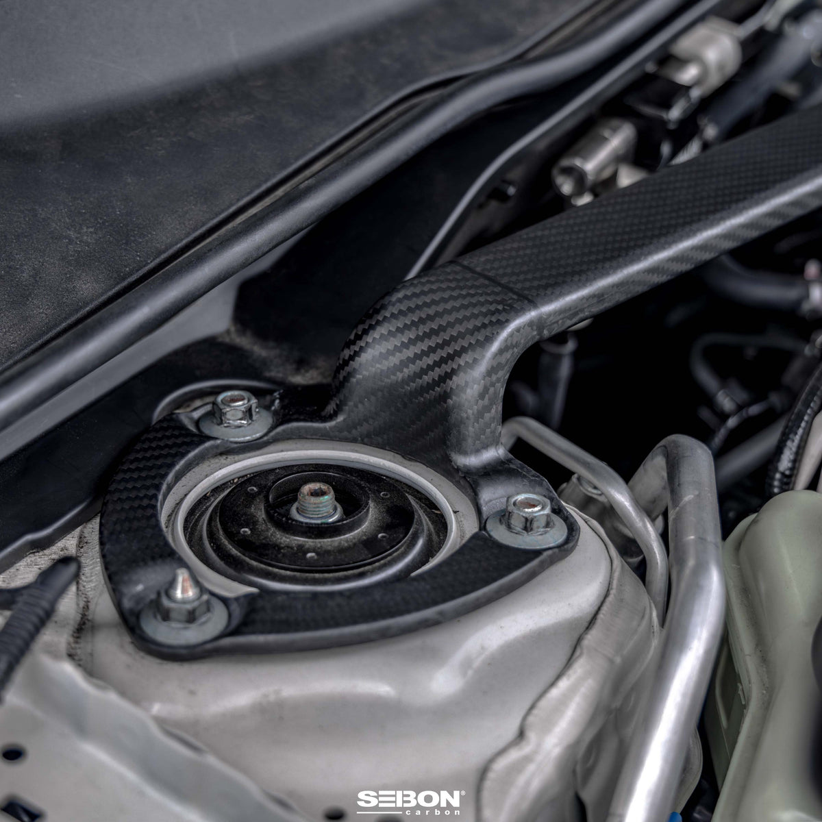 Carbon fiber Front Strut Brace for 2023-2026 Honda Civic Type R