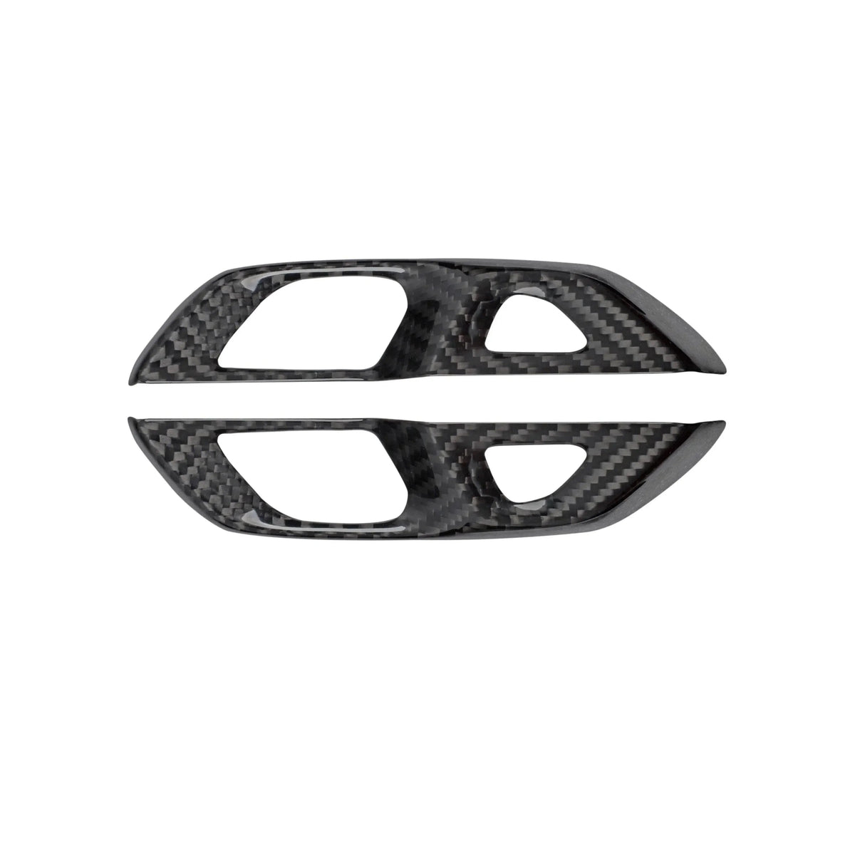 C8 Corvette Real Carbon Fiber Door Lock Trim Covers | Interior Upgrade (2020–2027)