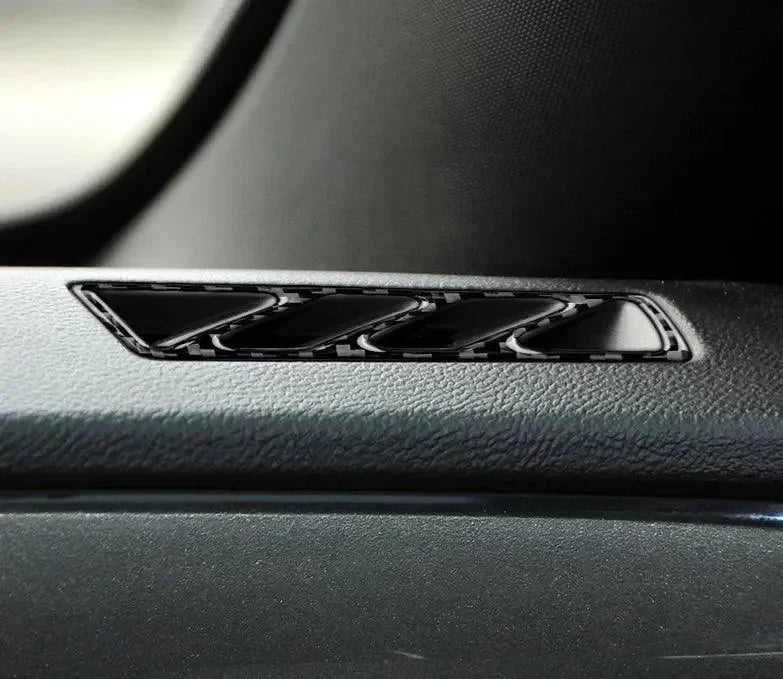 [Set] Carbon Fiber Dash Vent Trim Overlay For Chevy Camaro 2010-2015