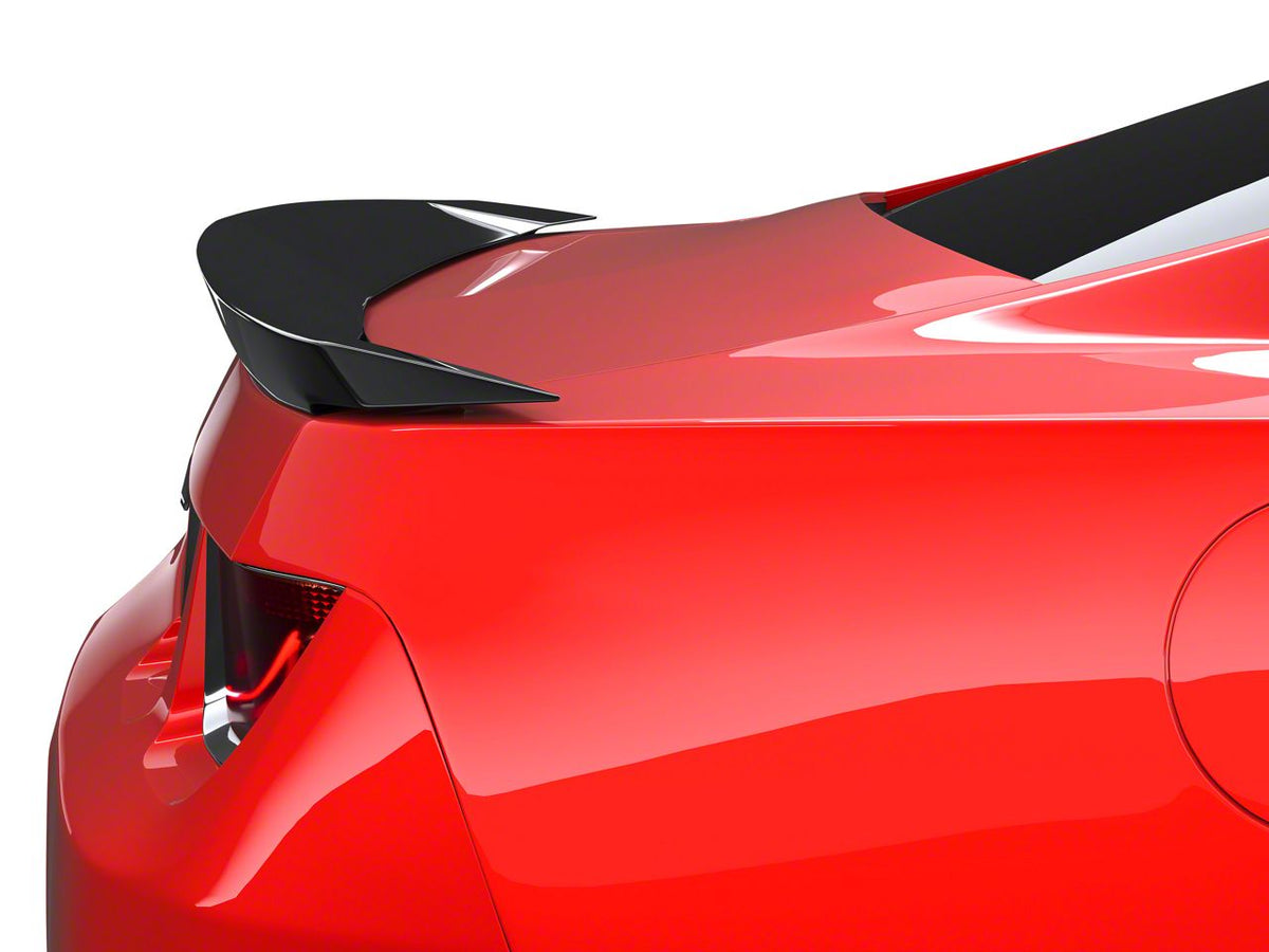 SpeedForm ZL1 Style Flush Mount Rear Spoiler; Gloss Black (10-13 Camaro)