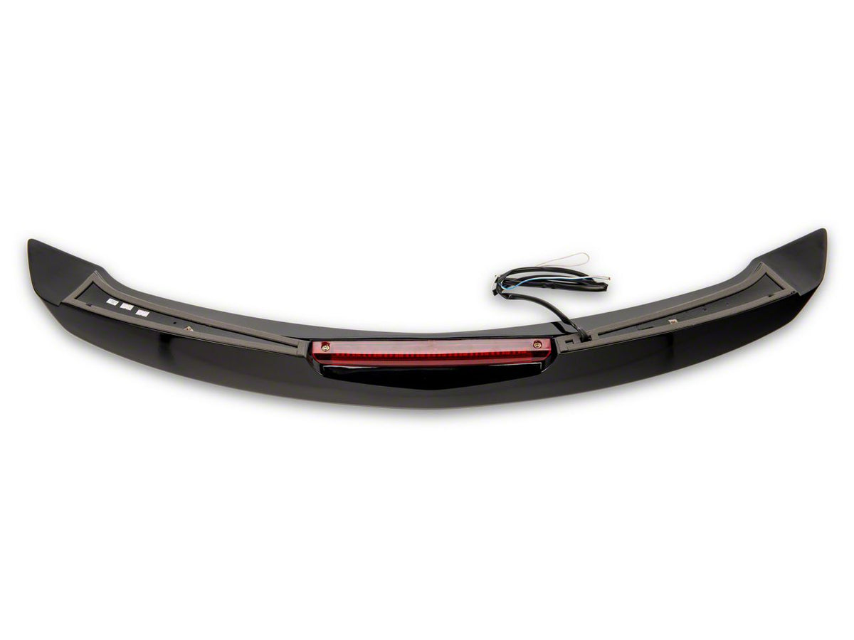 SpeedForm ZL1 Style Flush Mount Rear Spoiler; Gloss Black (10-13 Camaro)