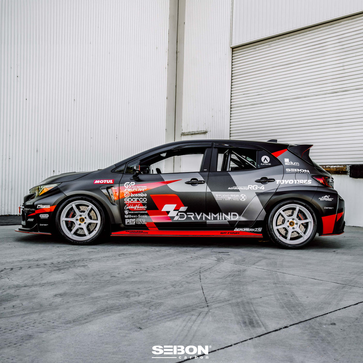 MB-Style Carbon Fiber side skirts for 2023-2026 Toyota GR Corolla