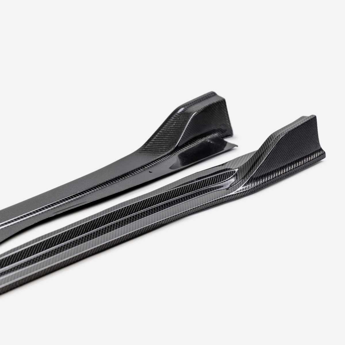 MB-Style Carbon Fiber Side Skirts for 2023-2026 Toyota Prius