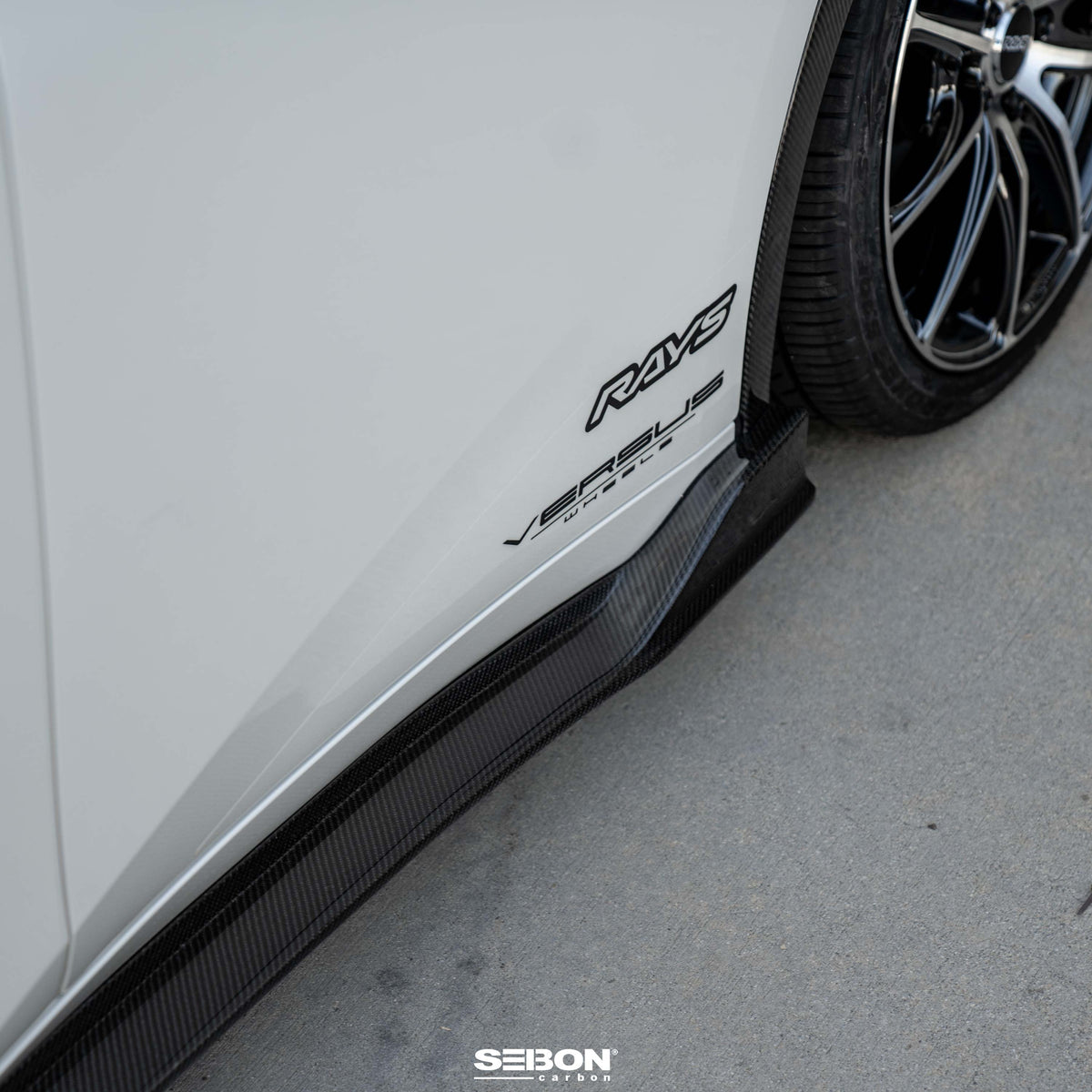 MB-Style Carbon Fiber Side Skirts for 2023-2026 Toyota Prius