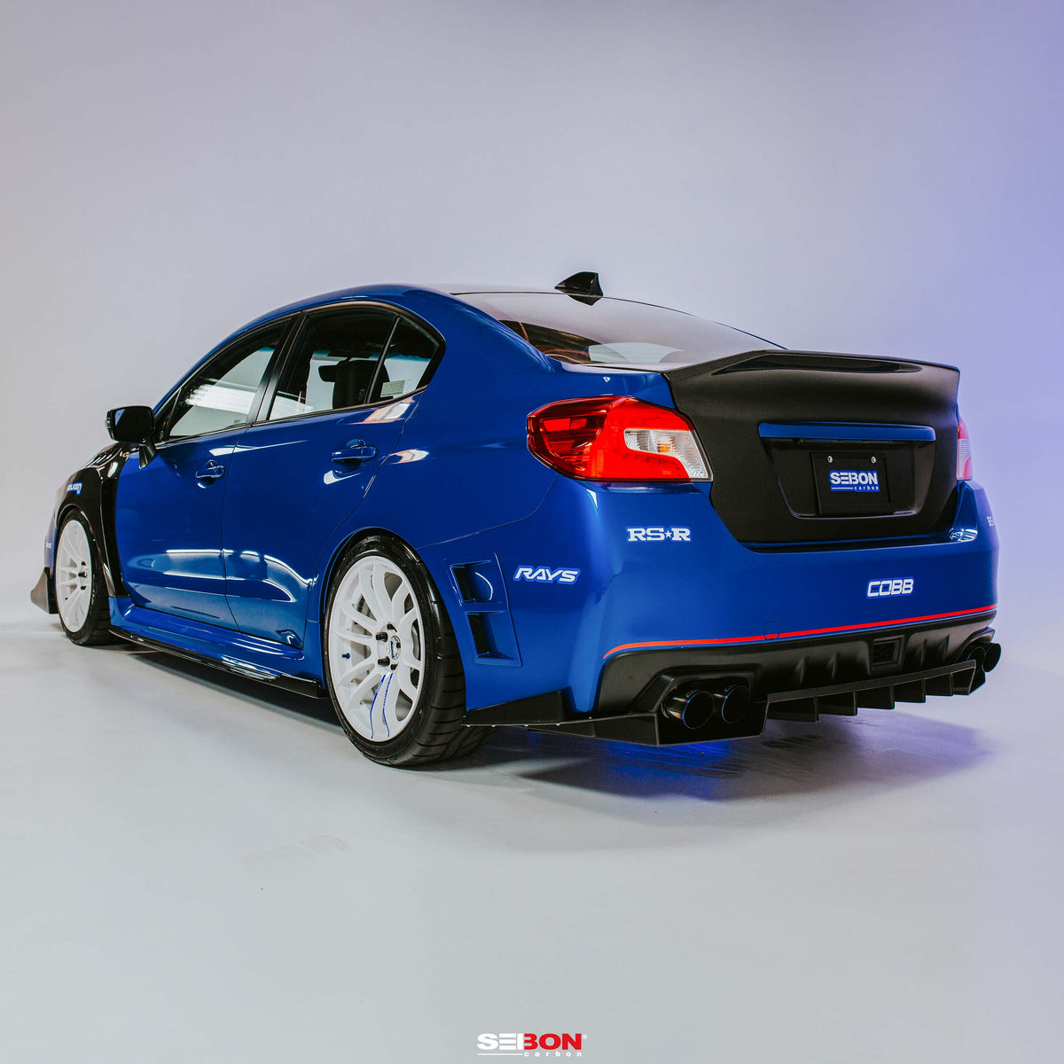 C-Style Carbon Fiber trunk lid for 2015-2021 Subaru WRX / STi