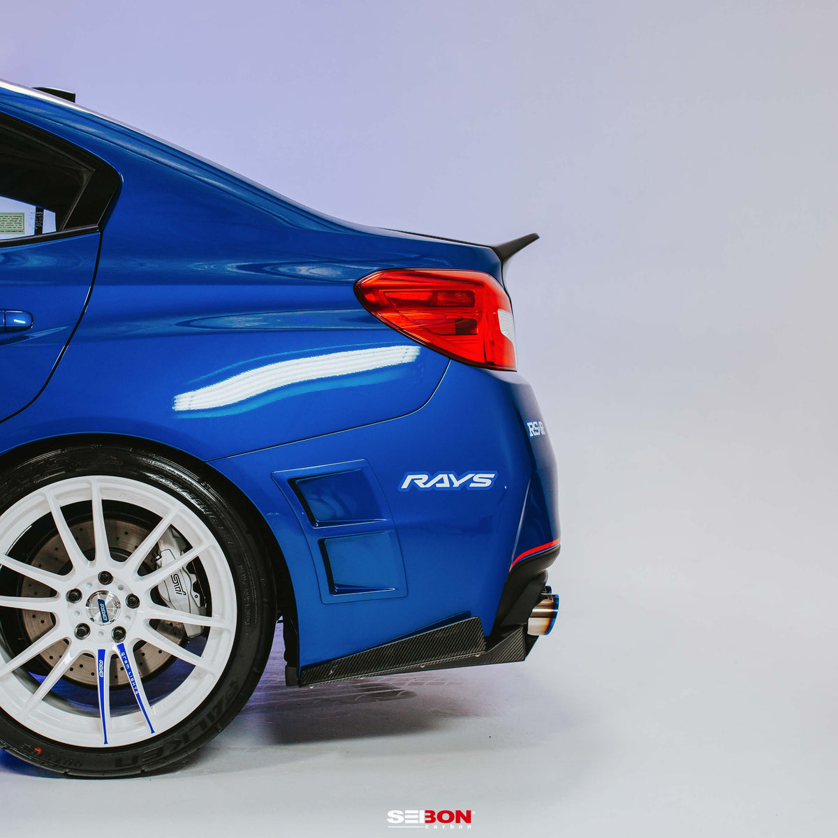 C-Style Carbon Fiber trunk lid for 2015-2021 Subaru WRX / STi