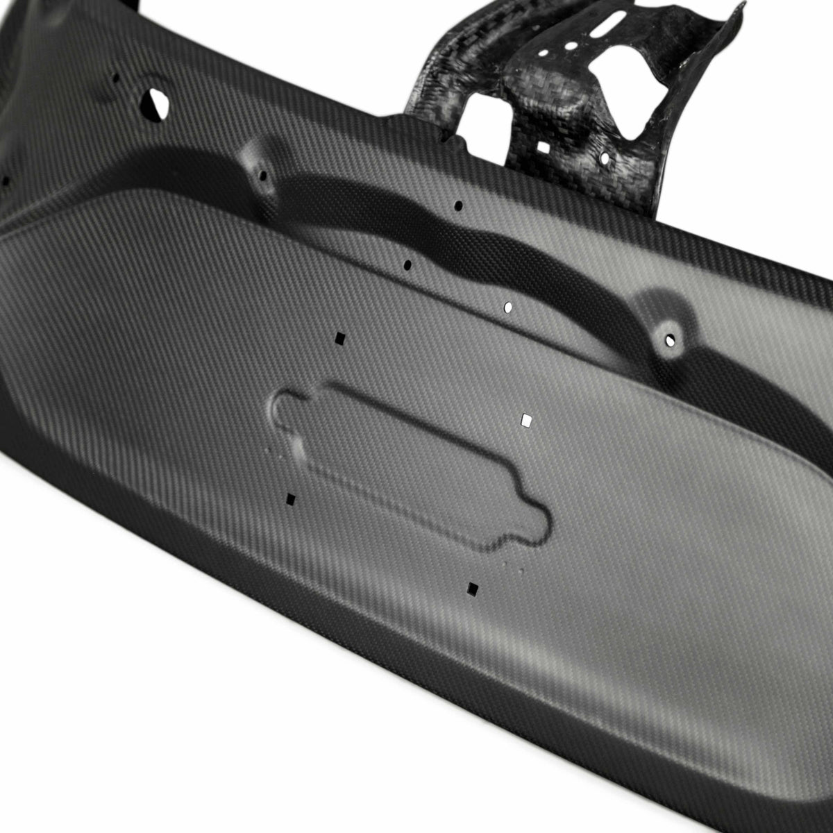 OEM-style dry carbon Fiber trunk lid for 2017-2021 Honda Civic Type R - Matte