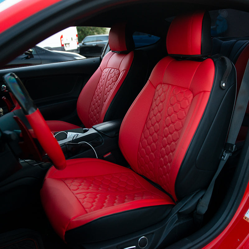 2015-23 Ford Mustang S550 Coupe Leather Seat Covers