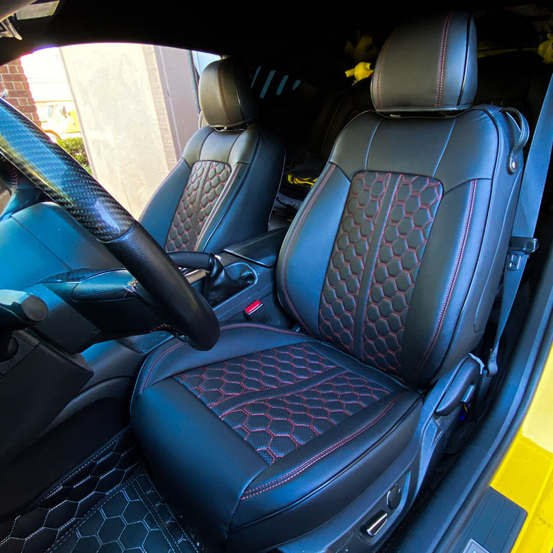 2024+ Ford Mustang S650 Convertible Leather Seat Covers