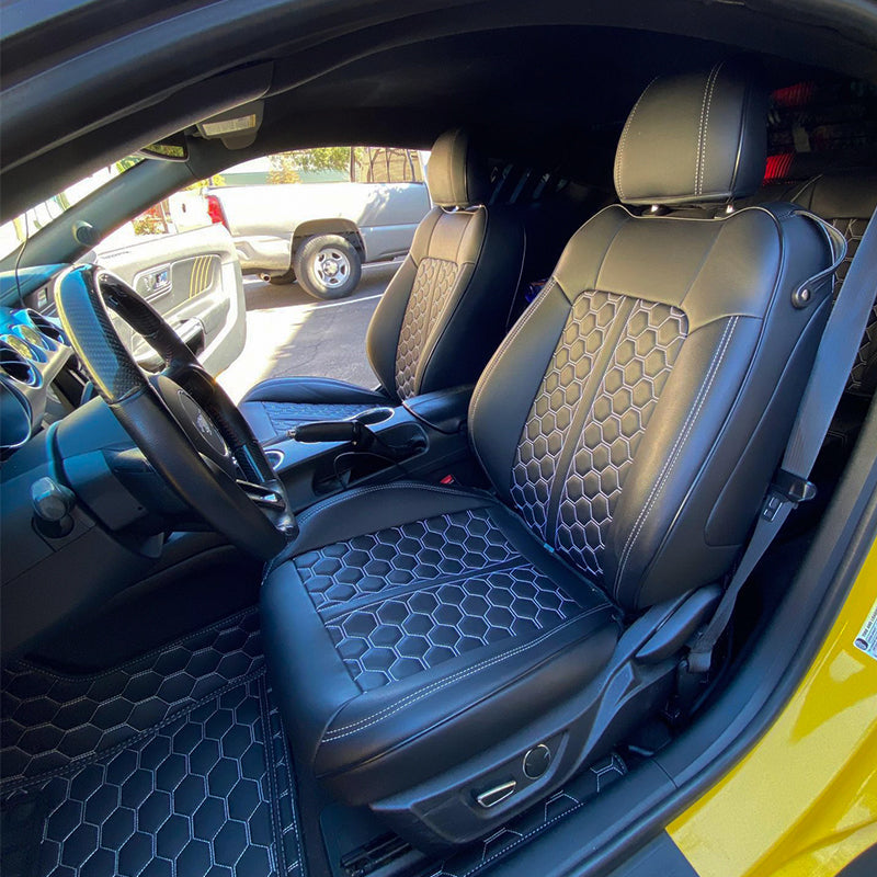 2024+ Ford Mustang S650 Convertible Leather Seat Covers