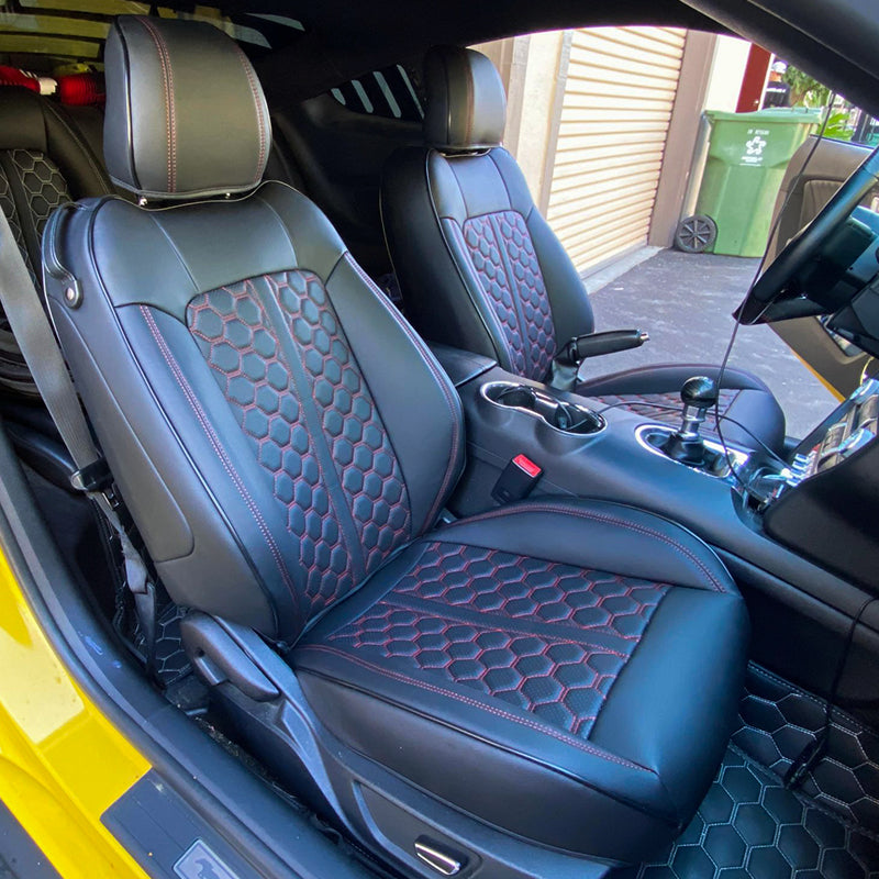 2015-23 Ford Mustang S550 Convertible Custom Seat Covers