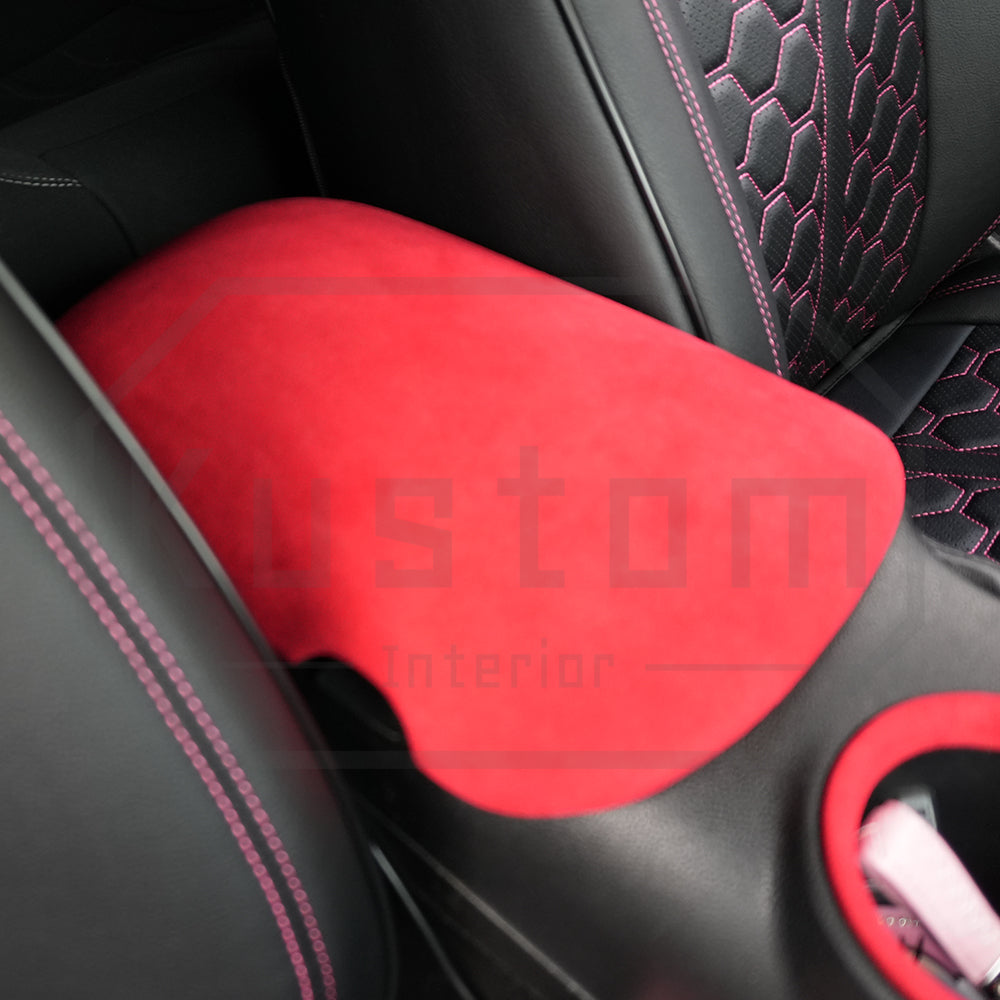 2015-23 Ford Mustang Alcantara Armrest Cover