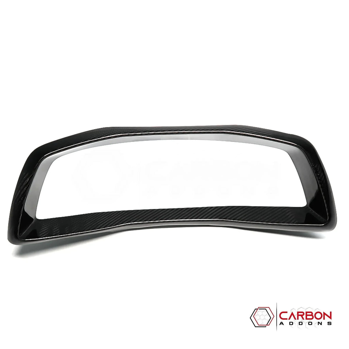 C8 Corvette Real Carbon Fiber Gauge Cluster Trim Cover | Interior Overlay (2020–2025)