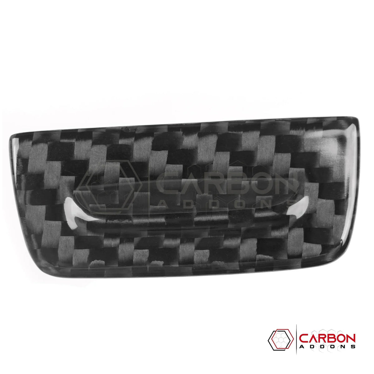 C8 Corvette Glove Box Switch Cover – Real Dry Carbon Fiber (Stingray / Z06 / E-Ray / ZR1, 2020-2027)