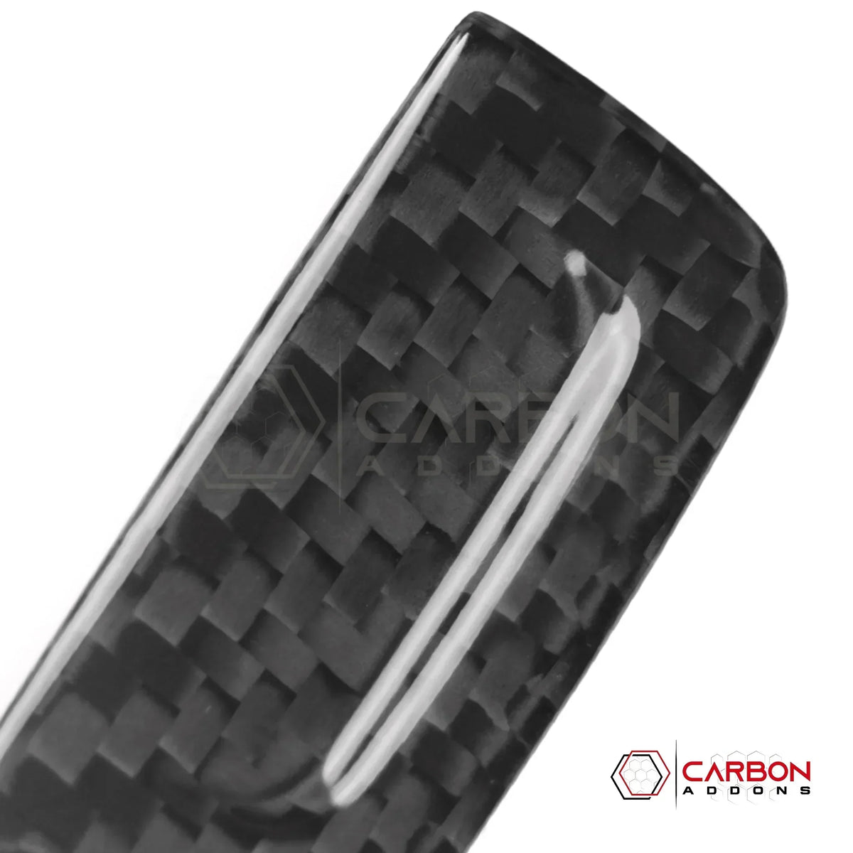C8 Corvette Glove Box Switch Cover – Real Dry Carbon Fiber (Stingray / Z06 / E-Ray / ZR1, 2020-2027)