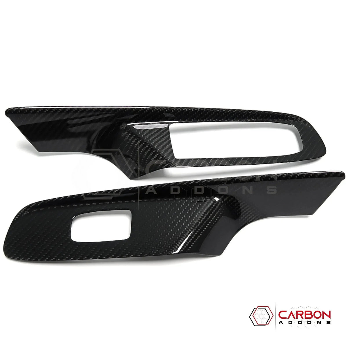 C8 Corvette Real Carbon Fiber Window Switch Trim Covers | Interior Upgrade (2020–2027)
