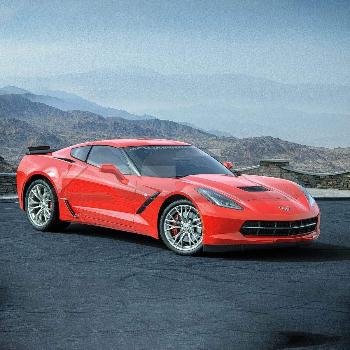 C7 Stingray - Z06 Brake Scoop For GM WB