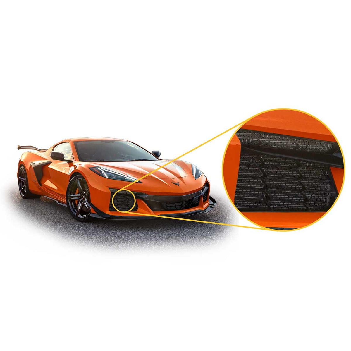 C8 Z06 E-Ray GS Front Radiator Guards