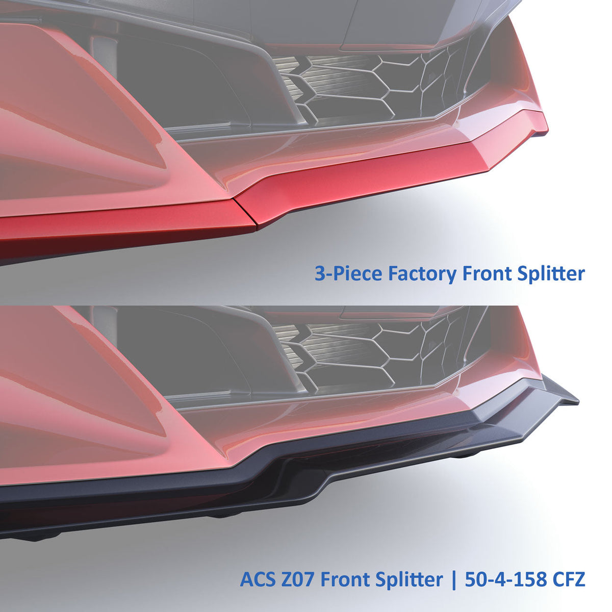 C8 Z06 Z07 GS E-Ray Front Splitter