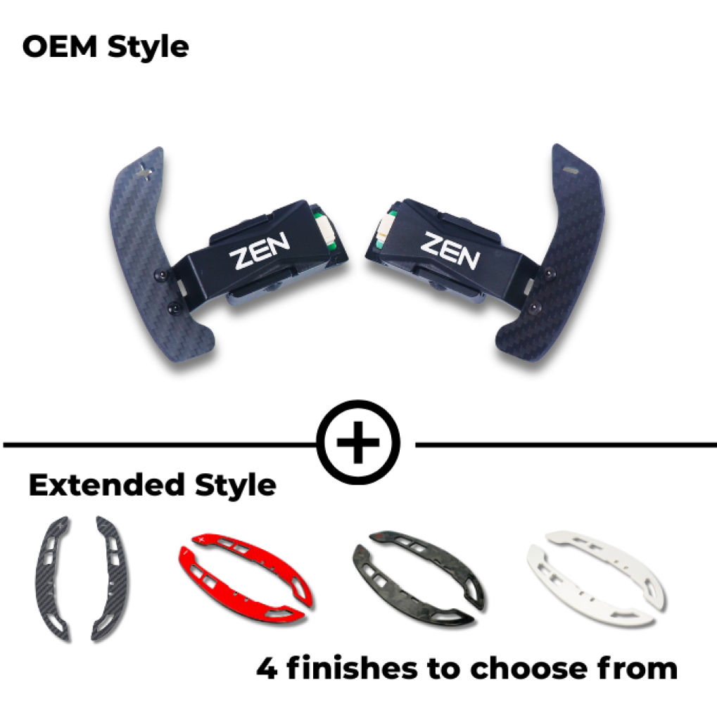 Zen Series™ Carbon Fiber Magnetic Paddle Shifters for Toyota GR Corolla/GR Yaris