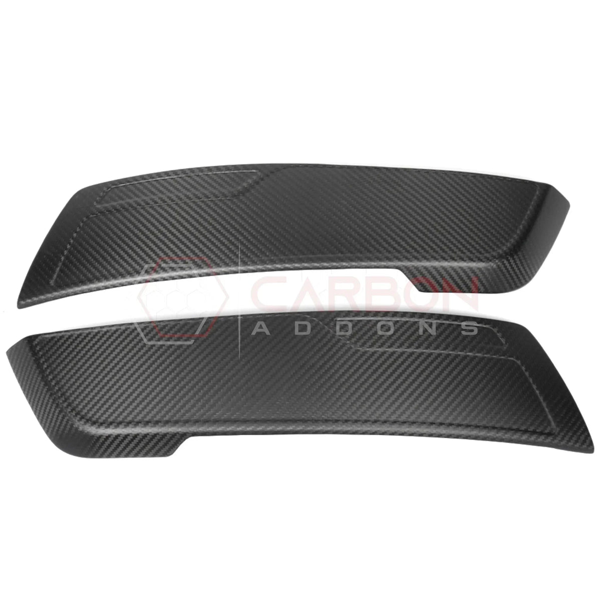 Real Carbon Fiber Rear Wheel Fender Flare Trim Insert For 2021–2024 Ford Bronco Raptor