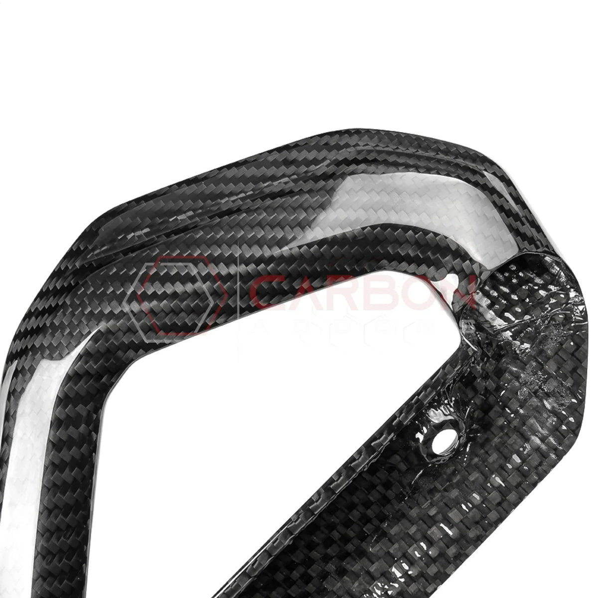 Real Carbon Fiber Center Console Grab Handle Trim For 2021–2025 Ford Bronco | Direct Replacement